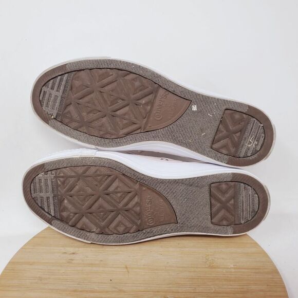 Converse Shoreline Shoes Womens 7 Light‎ Pink Slip On Sneakers Cinch Heel - Picture 10 of 12